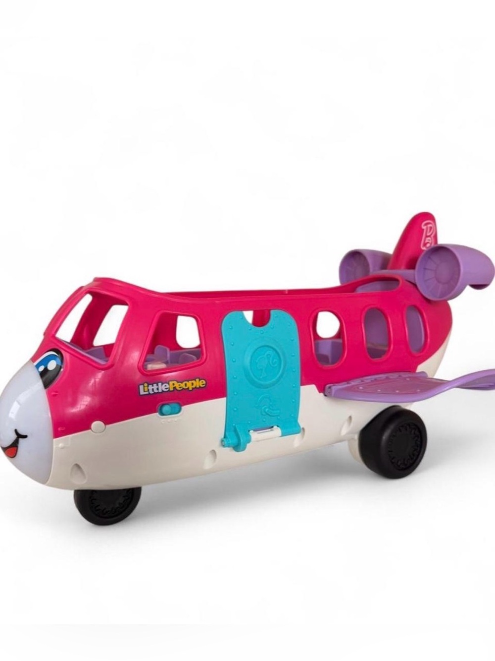 Fisher-Price Little People Barbie Pink Dream Play Plane